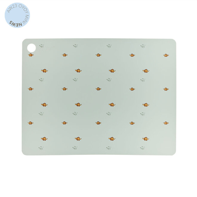 OYOY - Placemat Billy Dino Pale green