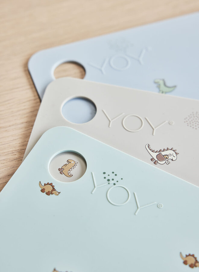 OYOY - Placemat Billy Dino Pale green