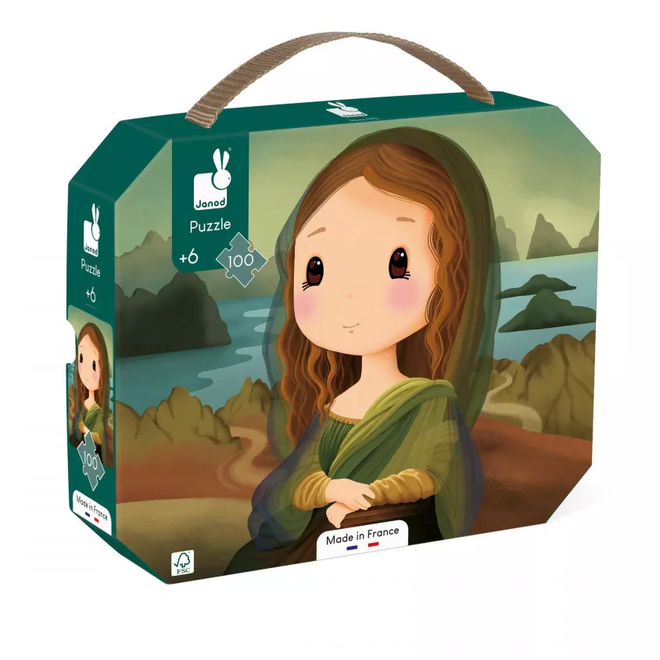 Janod - Puzzel Inspired By Da Vinci - 100 Pcs