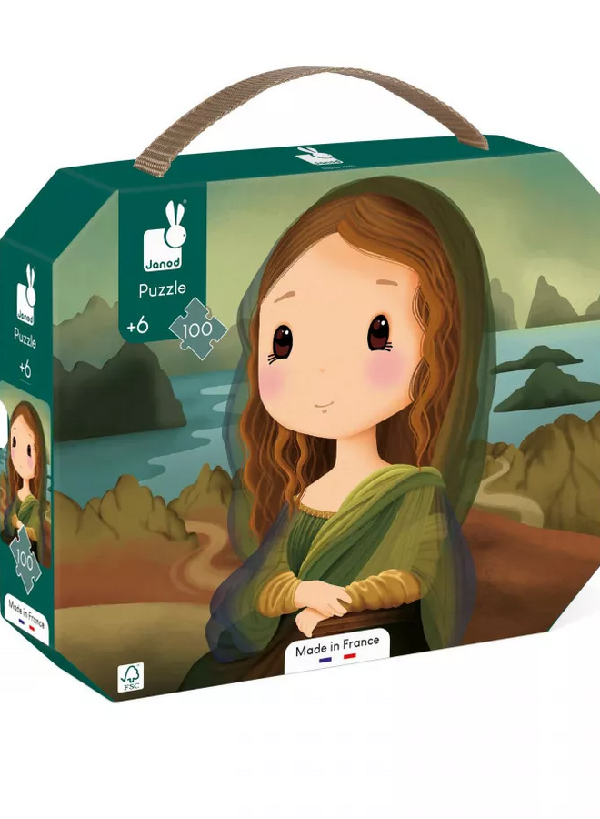 Janod - Puzzel Inspired By Da Vinci - 100 Pcs