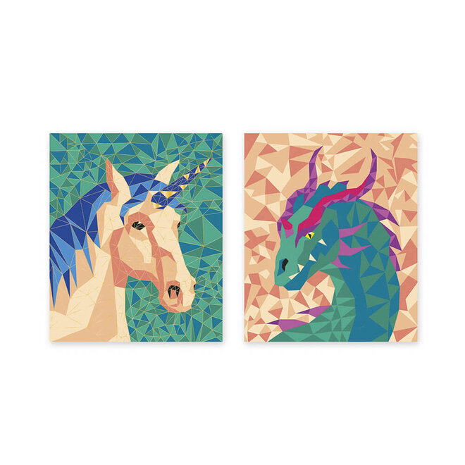 Janod - Paint By Numbers Fantasy Creatures