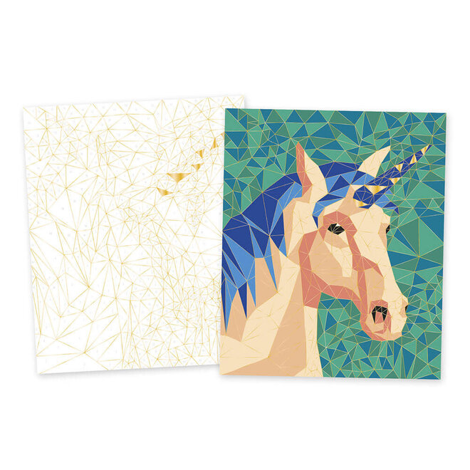 Janod - Paint By Numbers Fantasy Creatures