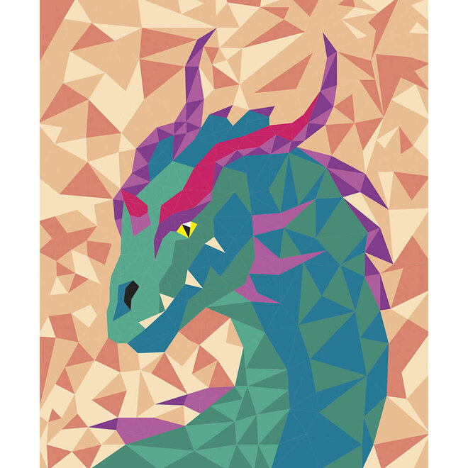 Janod - Paint By Numbers Fantasy Creatures