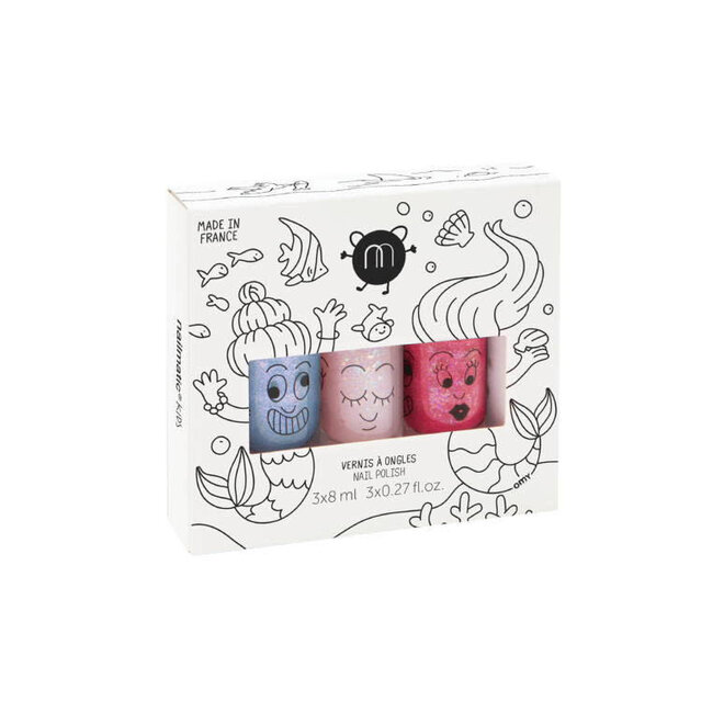 Nailmatic - Set of 3 Nail polishes- MERLIN - POLLY - SISSI