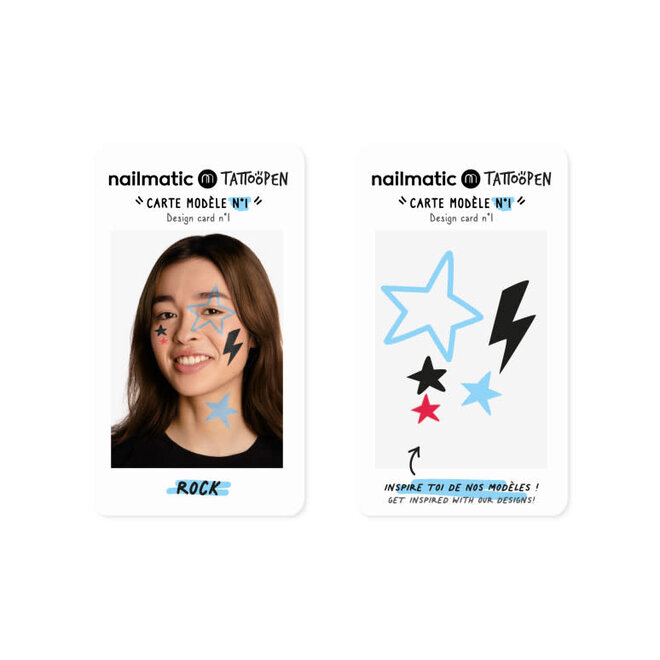 Nailmatic - TATTOOPEN DUO SET Rock Set