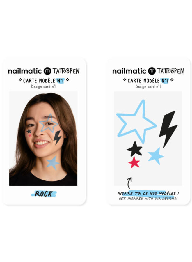 Nailmatic - TATTOOPEN DUO SET Rock Set