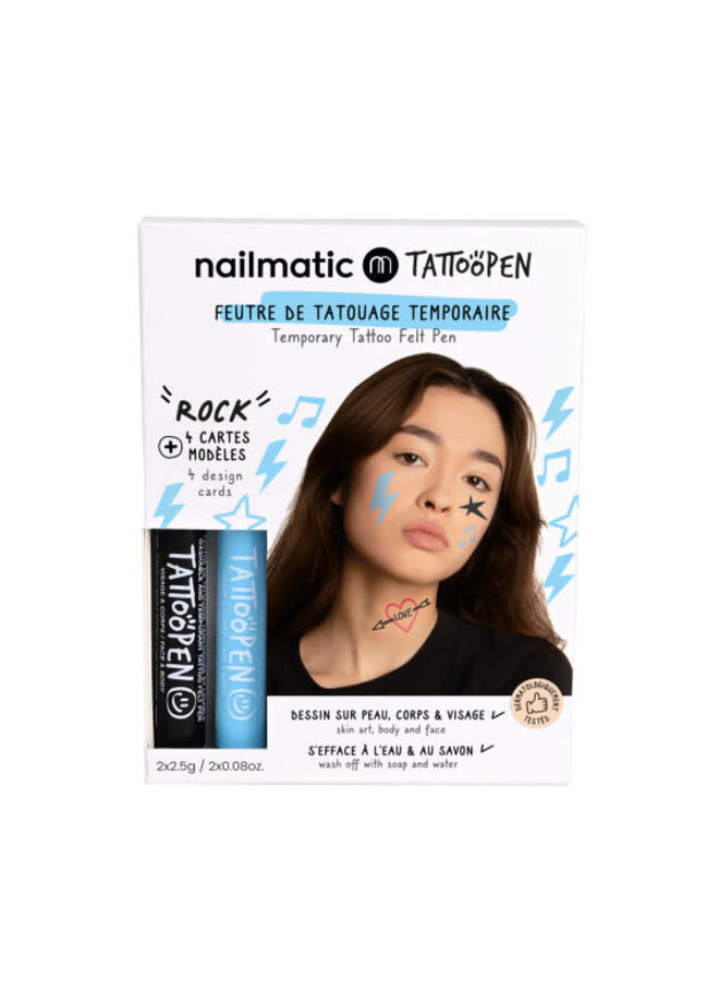 Nailmatic - TATTOOPEN DUO SET Rock Set