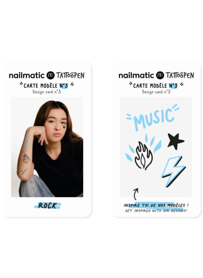 Nailmatic - TATTOOPEN DUO SET Rock Set
