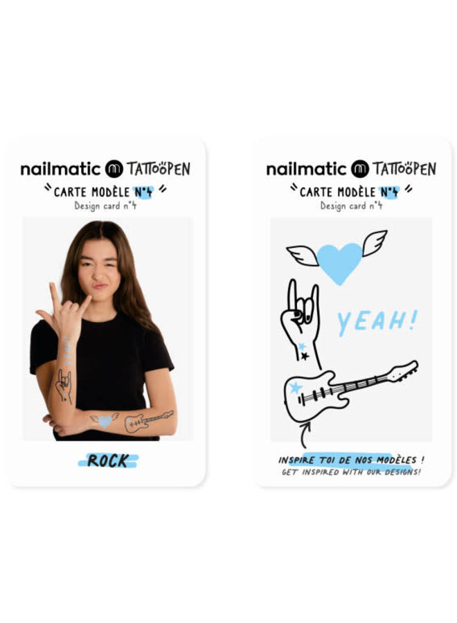 Nailmatic - TATTOOPEN DUO SET Rock Set