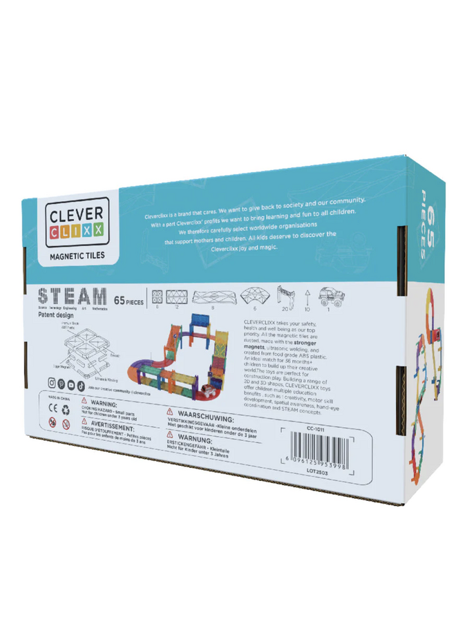 Cleverclixx - Race track intense 65 pieces