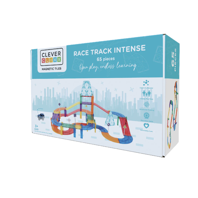 Cleverclixx - Race track intense 65 pieces