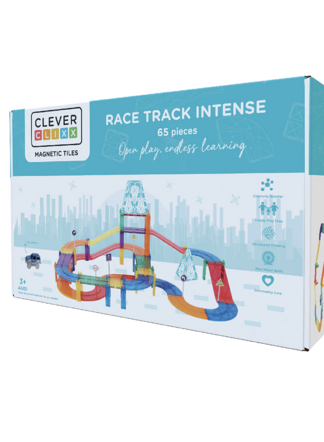 Cleverclixx - Race track intense 65 pieces