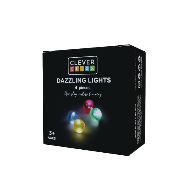 Cleverclixx - Balls pack dazzling lights (4 pieces)