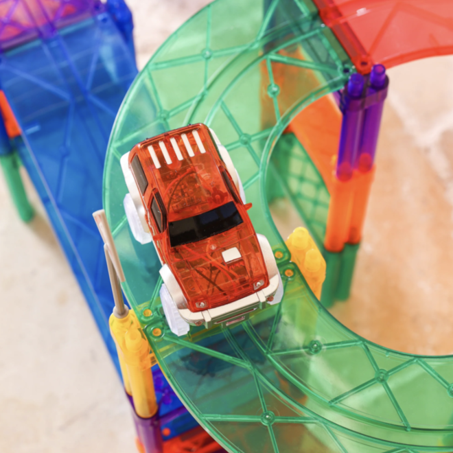 Cleverclixx - Race track car red