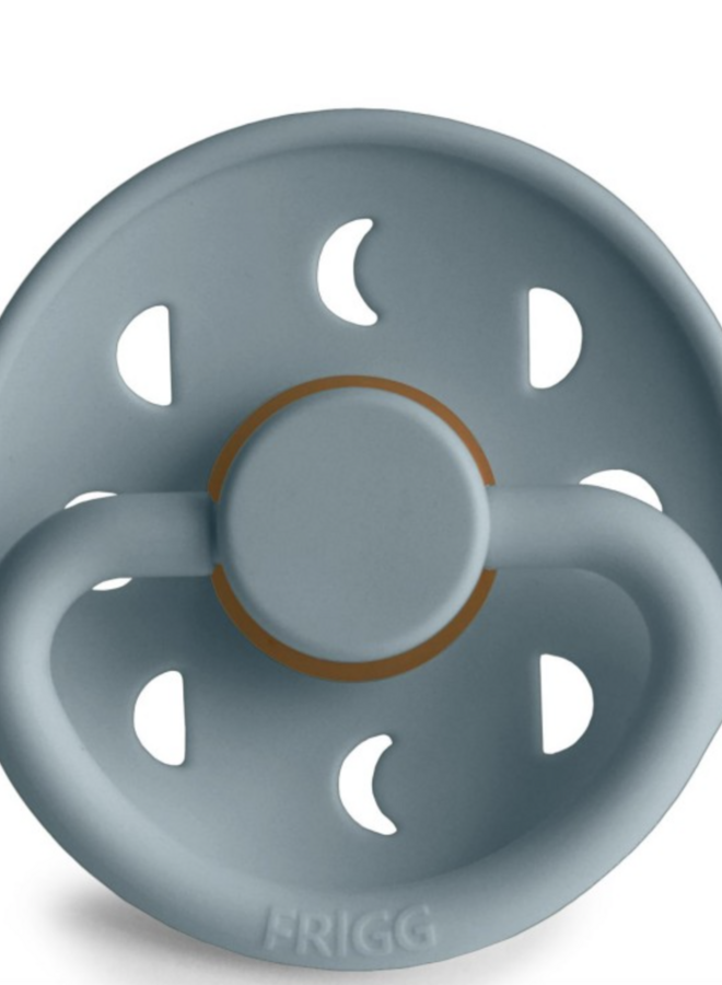 FRIGG - MOON - Fopspeen LATEX - STONE BLUE