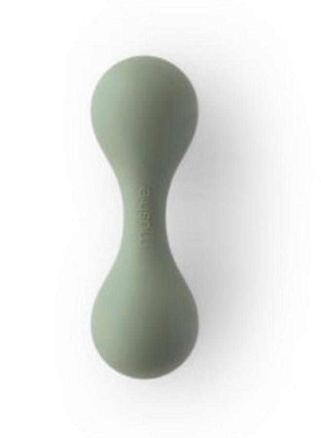 MUSHIE - RATTLE TOY SILICONE - Dried Thyme