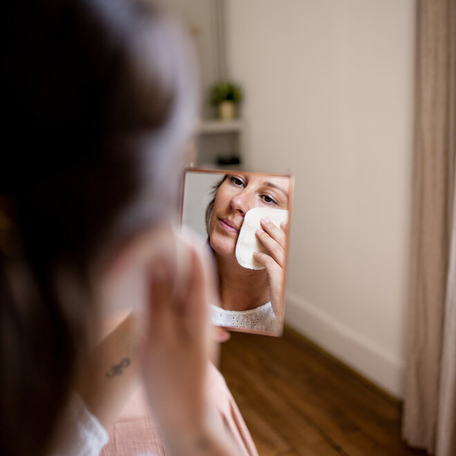 Bachca - 7 reusable cotton pads (incl. laundry bag)