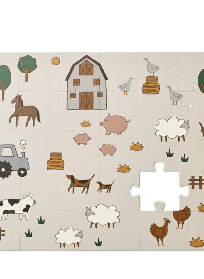 Liewood - Jimmie Puzzle Farm sandy