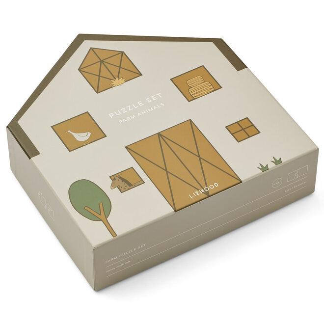 Liewood - Jimmie Puzzle Farm sandy