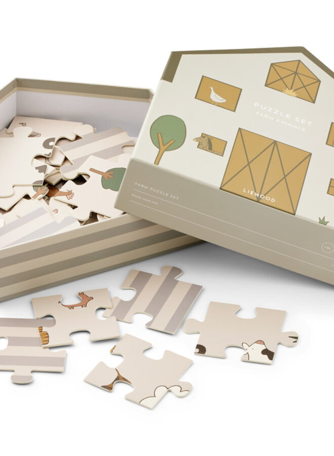 Liewood - Jimmie Puzzle Farm sandy