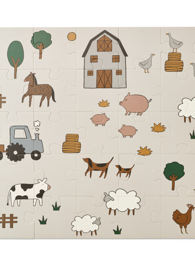 Liewood - Jimmie Puzzle Farm sandy