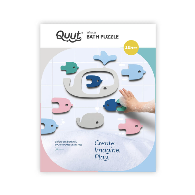 Quut Whales bath puzzles