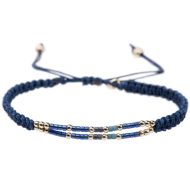 Meet Coco - Milou blue gold armband