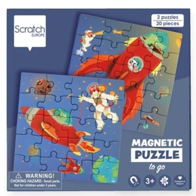 Scratch Puzzel Magnetisch: Puzzelboek 'on the go' Ruimte