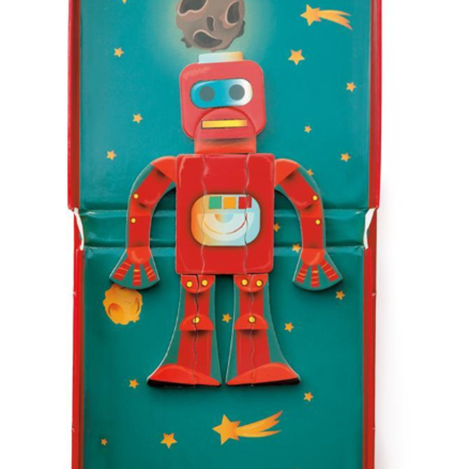 Scratch Puzzel Magnetisch: Puzzelrun 'on the go' Robot