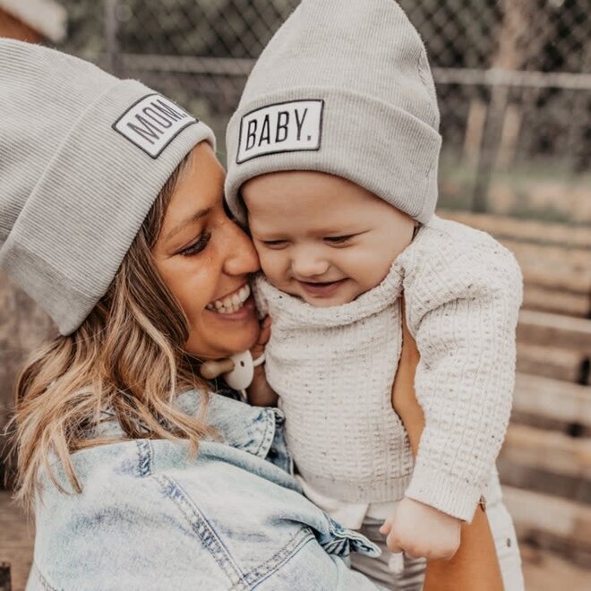 Aai Aai Beanie - Family Grey Baby