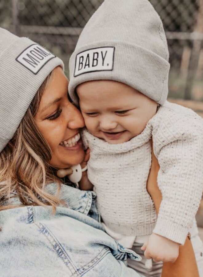 Aai Aai Beanie - Family Grey Baby