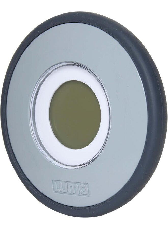 Luma - Digitale badthermometer Iron blue