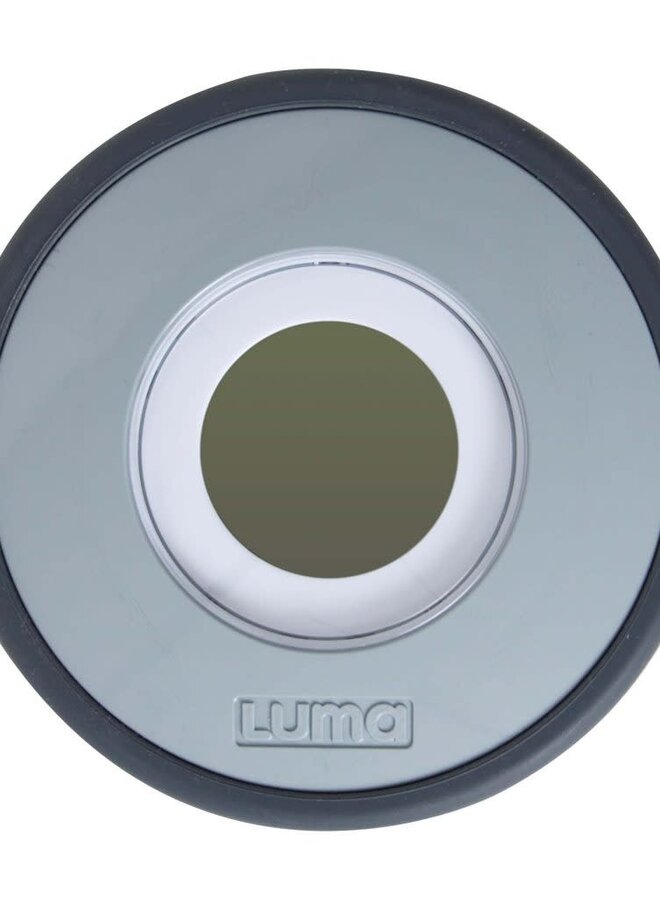 Luma - Digitale badthermometer Iron blue