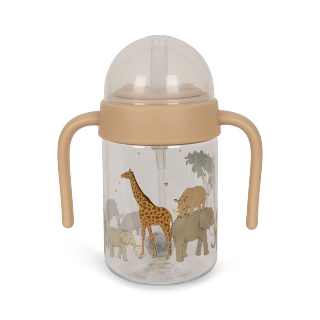 Konges Slojd - Baby bottle with handle Safari