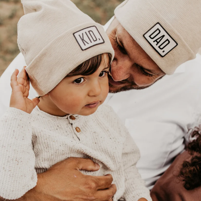 Aai Aai Beanie - Family Grey Oat