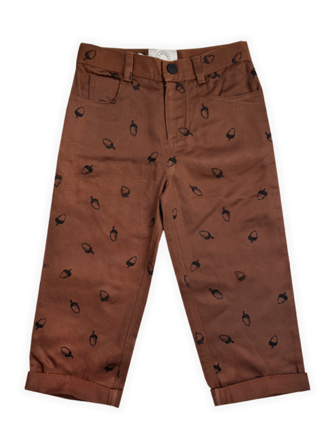 Sproet & Sprout - Pants tencel Acorn Chestnut