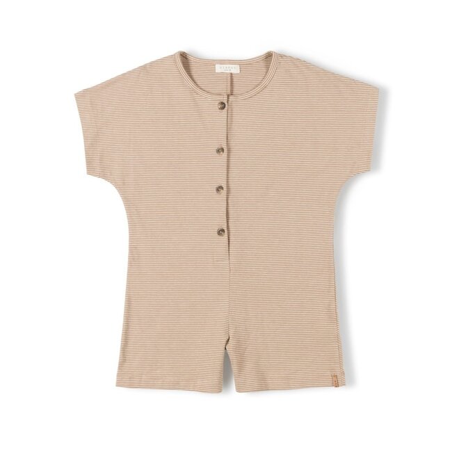 Nixnut - Row playsuit Dust stripe