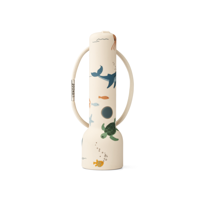 Liewood - Gry Printed Flashlight Sea creature / Sandy