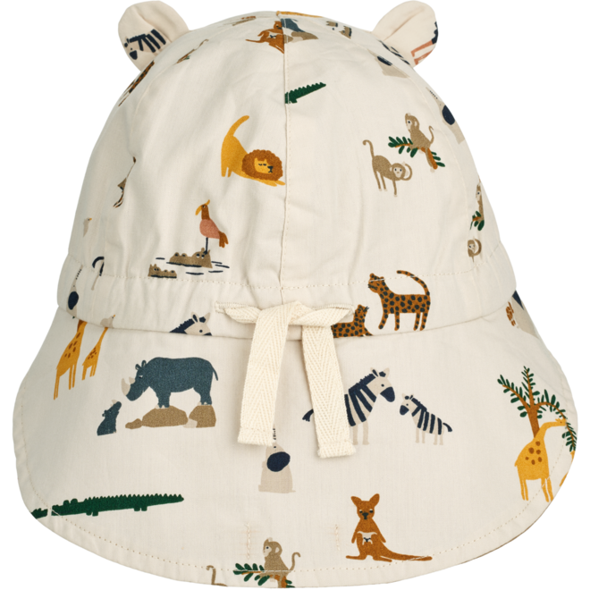 Liewood - Gorm Reversible Sun Hat With Ears All together