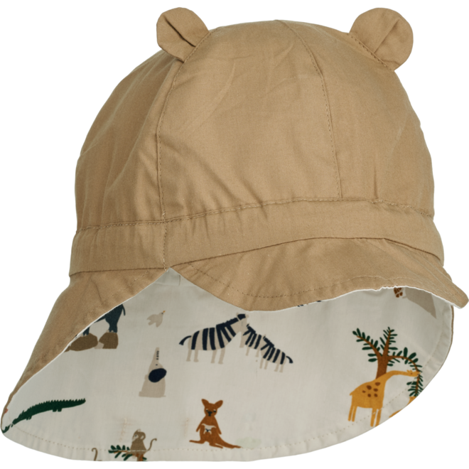 Liewood - Gorm Reversible Sun Hat With Ears All together