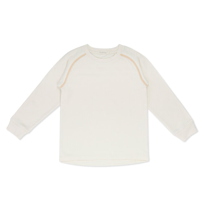 Textured crewneck baby Coconut