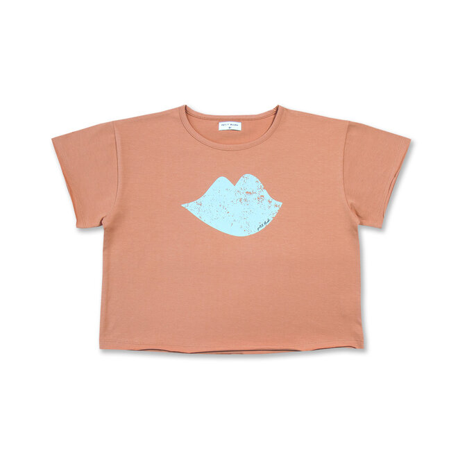 Petit Blush - Raw edge t-shirt KISS Cork