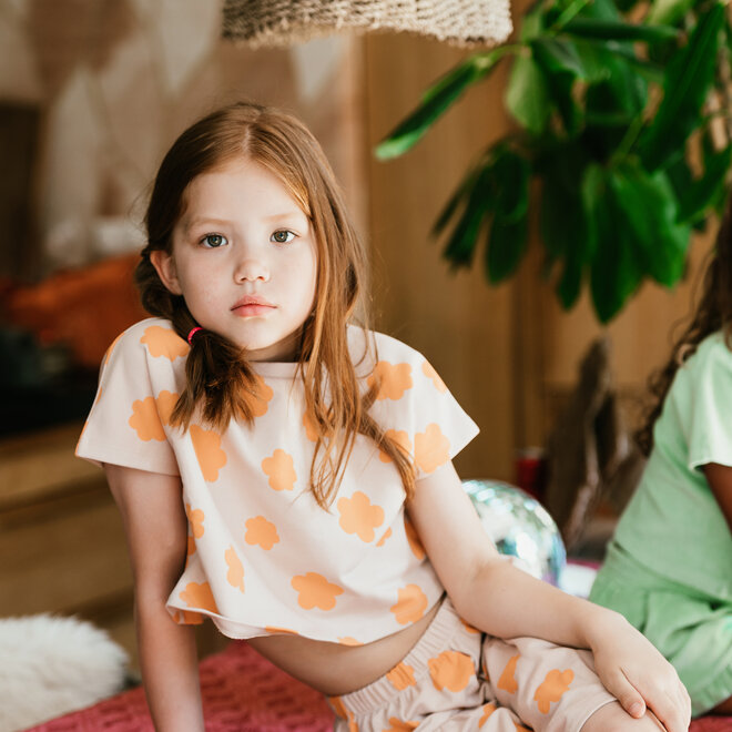 Petit Blush - Big Flower top