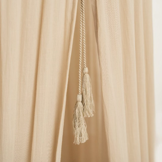 Little Dutch - Canopy muslin beige