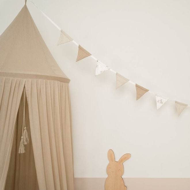 Little Dutch - Canopy muslin beige