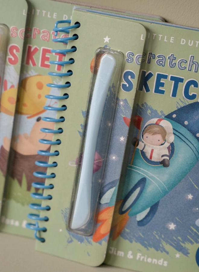Little Dutch - Scratch & sketch book Jim & friends