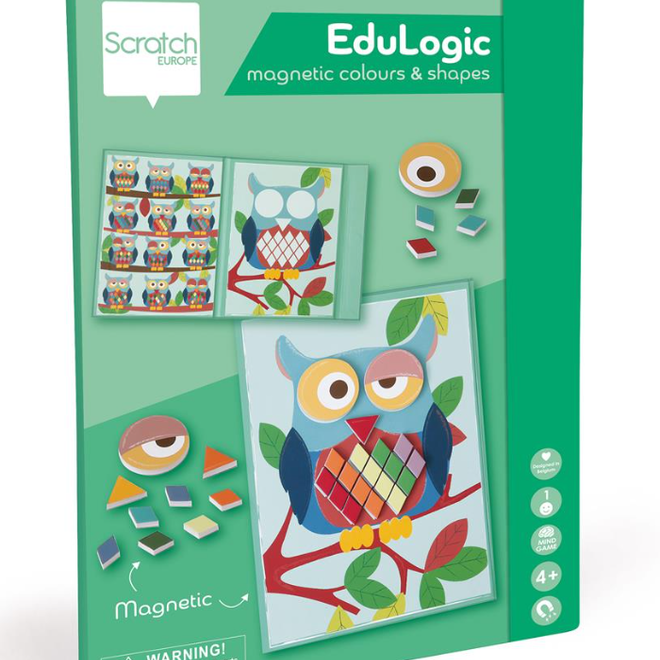 Scratch - EduLogic Magnetic Book  - Colours & Shapes