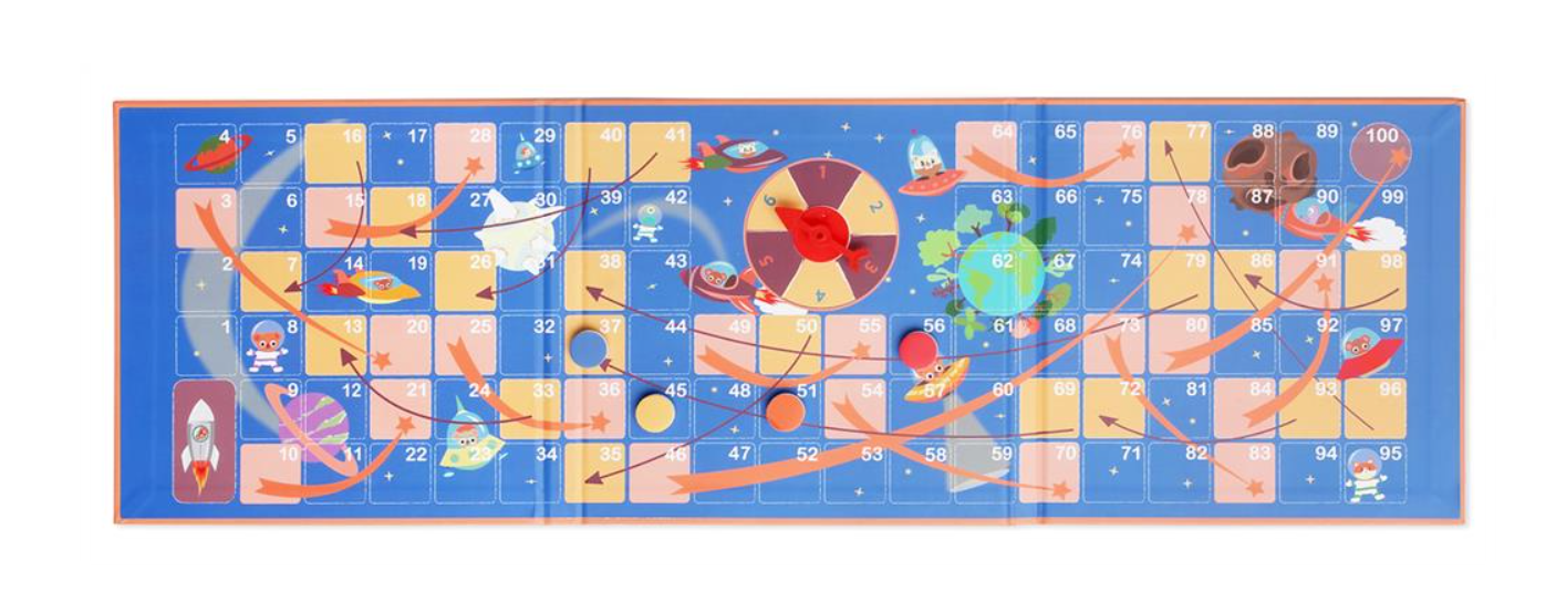 Scratch Scratch bordspel to go Slangen & ladders Hip