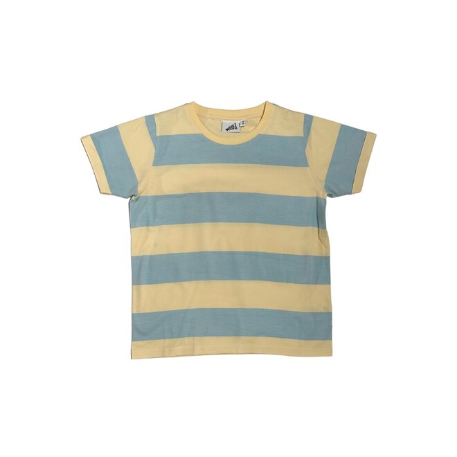 Cos I Said So - T - shirt Stripe Aqua Anise flower