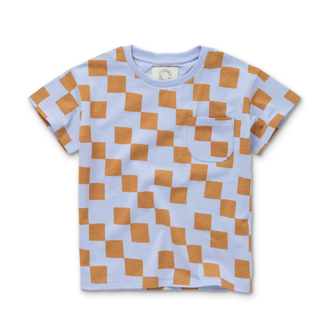 Sproet & Sprout - T-shirt pocket Block print Honey